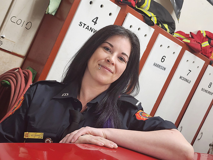 Nici Harrison, Grenfell Fire Department<br />